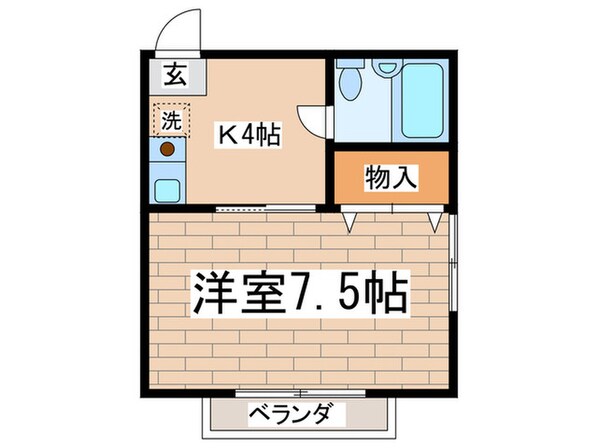 第１ハイア－ルの物件間取画像